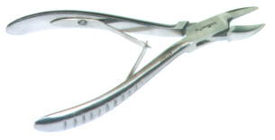6 inch (15 cm) CURVED STAINLESS STEEL NAIL CLIPPERS.